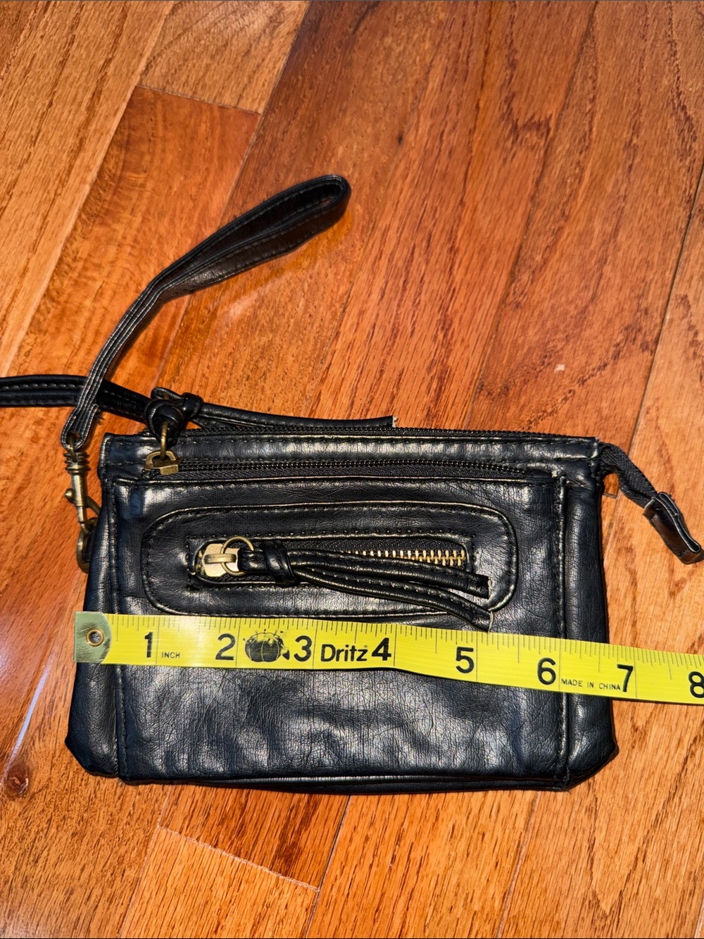 5 for $25. Bundle to Save. Black faux Leather Wristlet Clutch - Unbranded